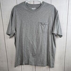 Duluth Trading Co Men's XL Longtail Relaxed Fit Short Sleeve T-SHIRT Gray